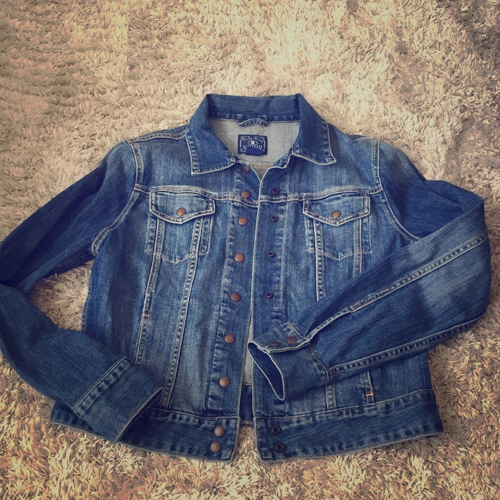Lucky brand jean jacket size L